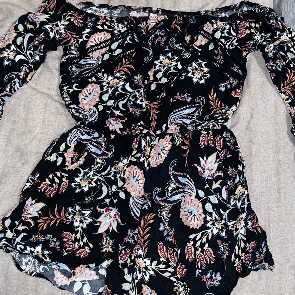 Xhilaration Women's Floral Romper